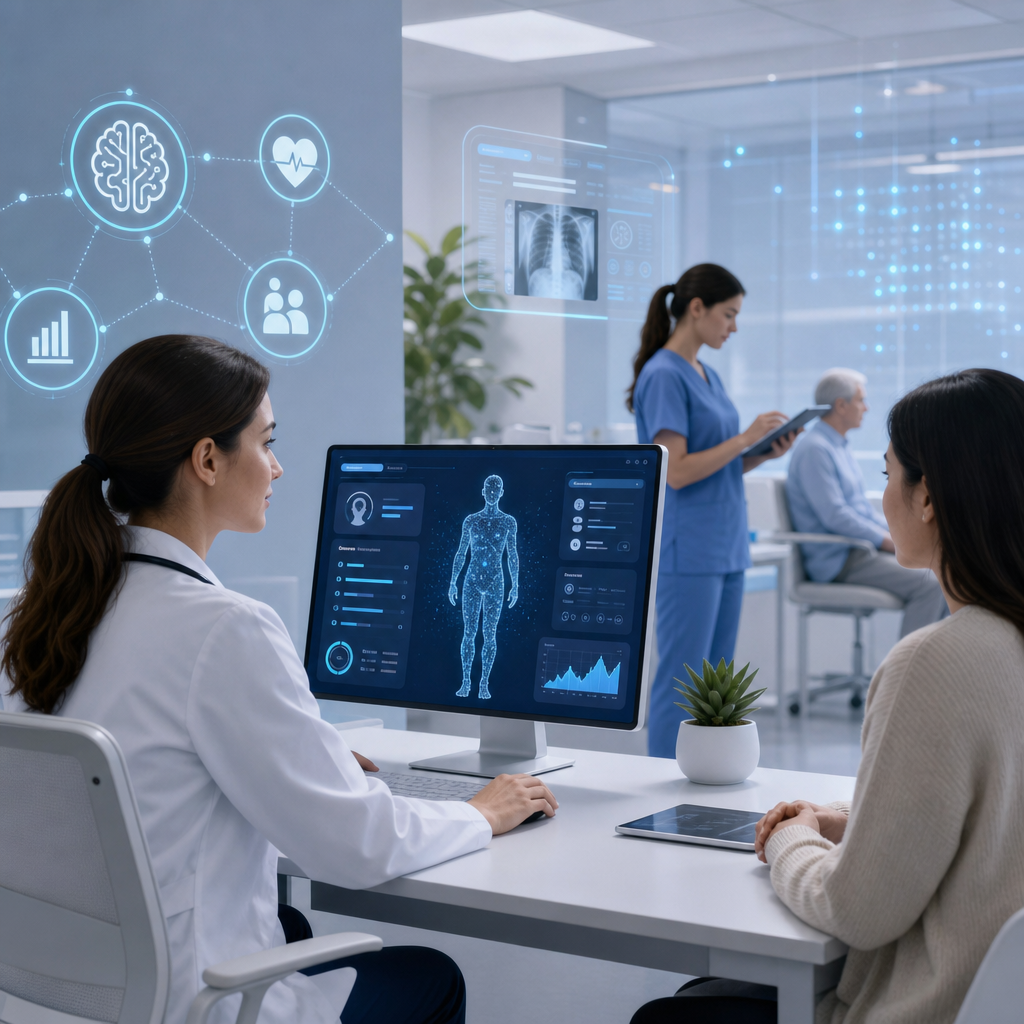 Supporting illustration for Healthcare AI innovations transforming clinic operations and patient care section 1