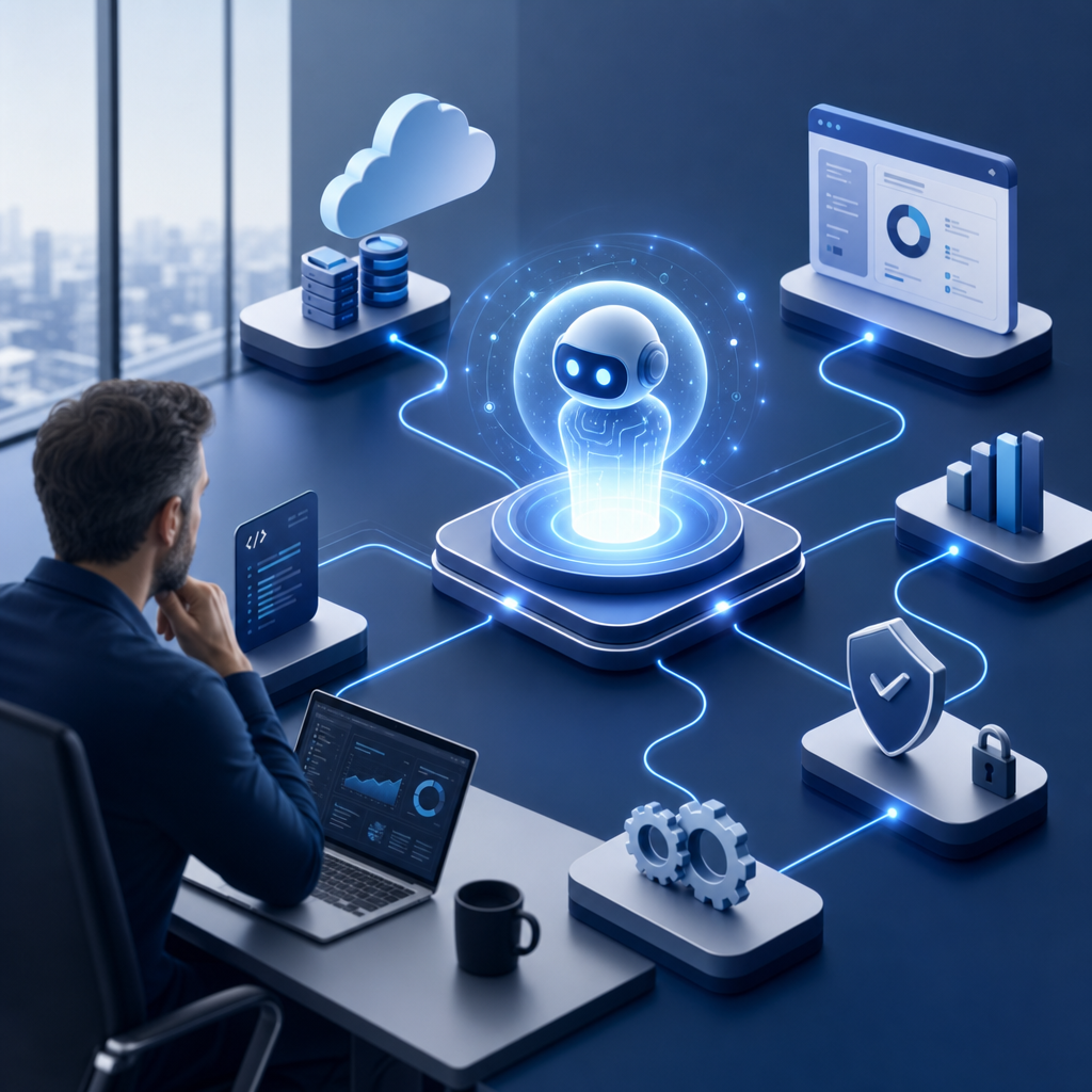 Supporting illustration for Unlocking the Power of Agentic AI in SaaS: A CTO’s Guide to Smarter Software section 1